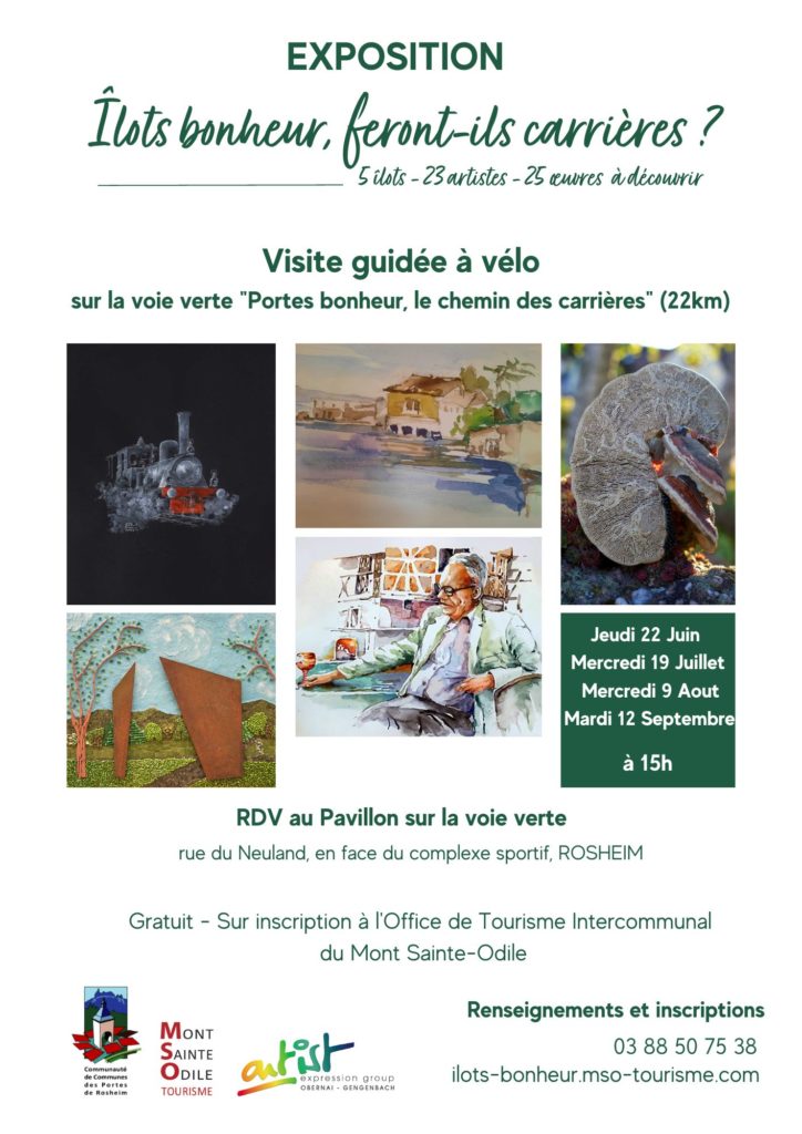 Affiche des visites guidées de l'exposition