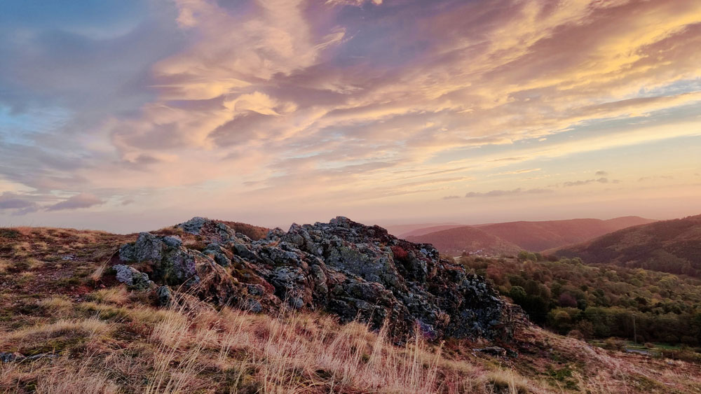 Levé de soleil au Hohbuhl