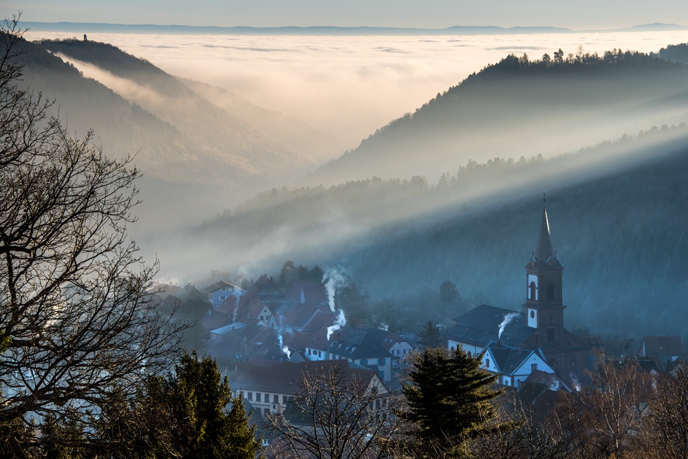 Vue sur le village de Grendelbruch ©AnneGerlinger